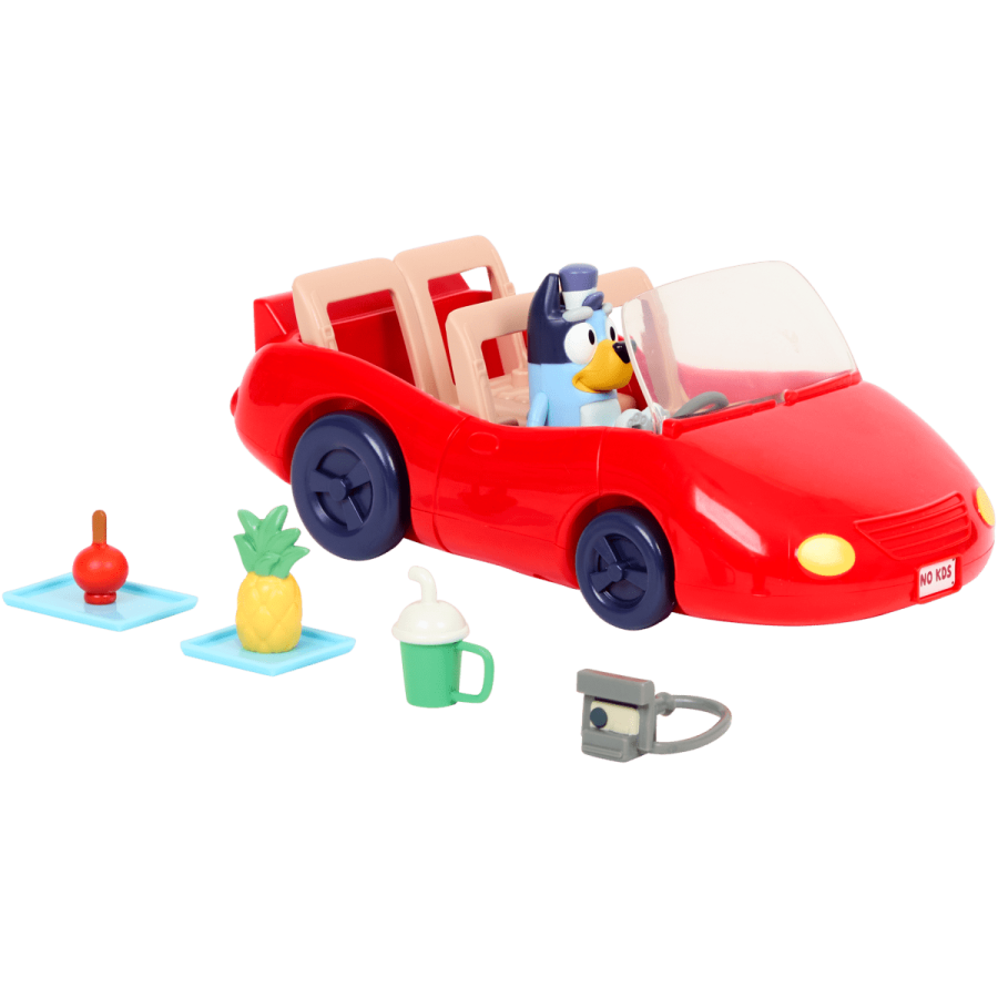 Set cu mașinuță de curse Bluey