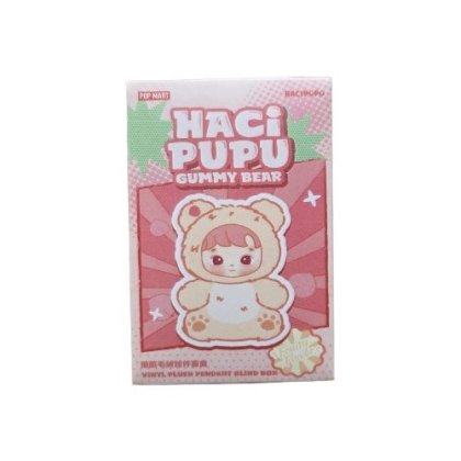 Jucarie plus, breloc pentru ghiozdan, geanta si chei, pufos si dragalas, model haci&pupu gummy bear