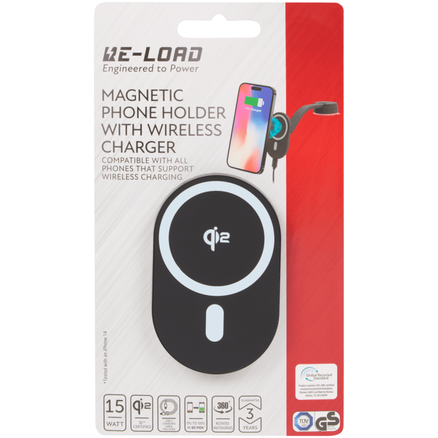 Încărcător auto magnetic wireless Re-load