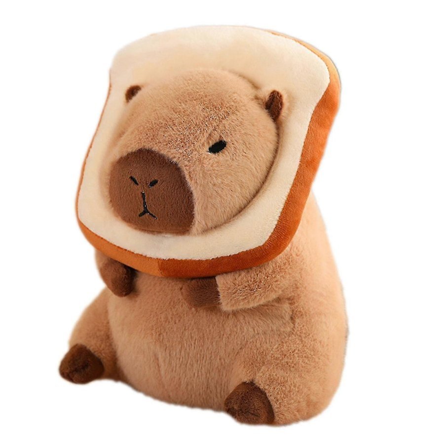 Jucarie de plus Capybara, 30x40cm, cu huse detasabile, culoare maro