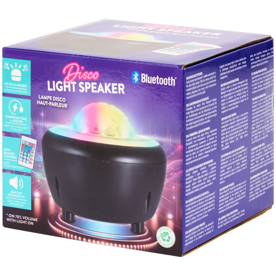 Boxă cu lumini disco