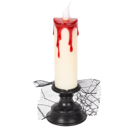 Sfeșnic de Halloween cu lumânare cu led Cool2Party