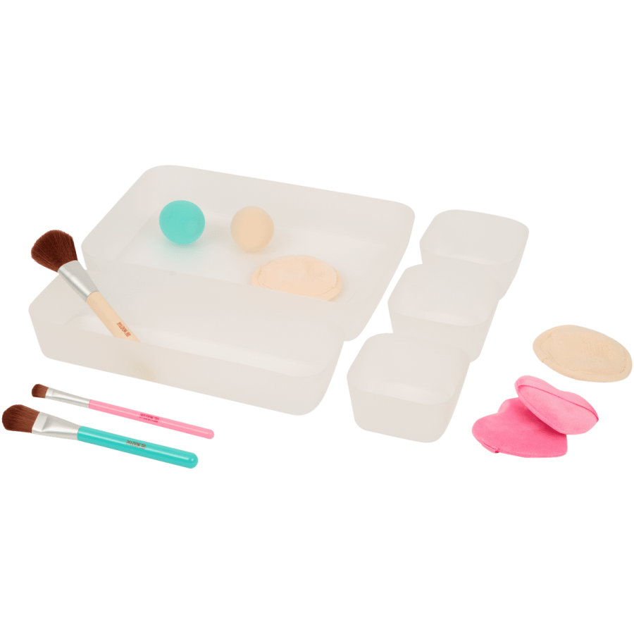 Organizator make-up cu accesorii