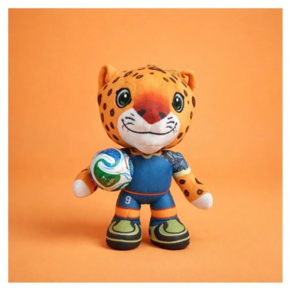 Set 2 brelocuri mascote FIFA World Cup 2026, jucărie plus, mingea din plastic, multicolor