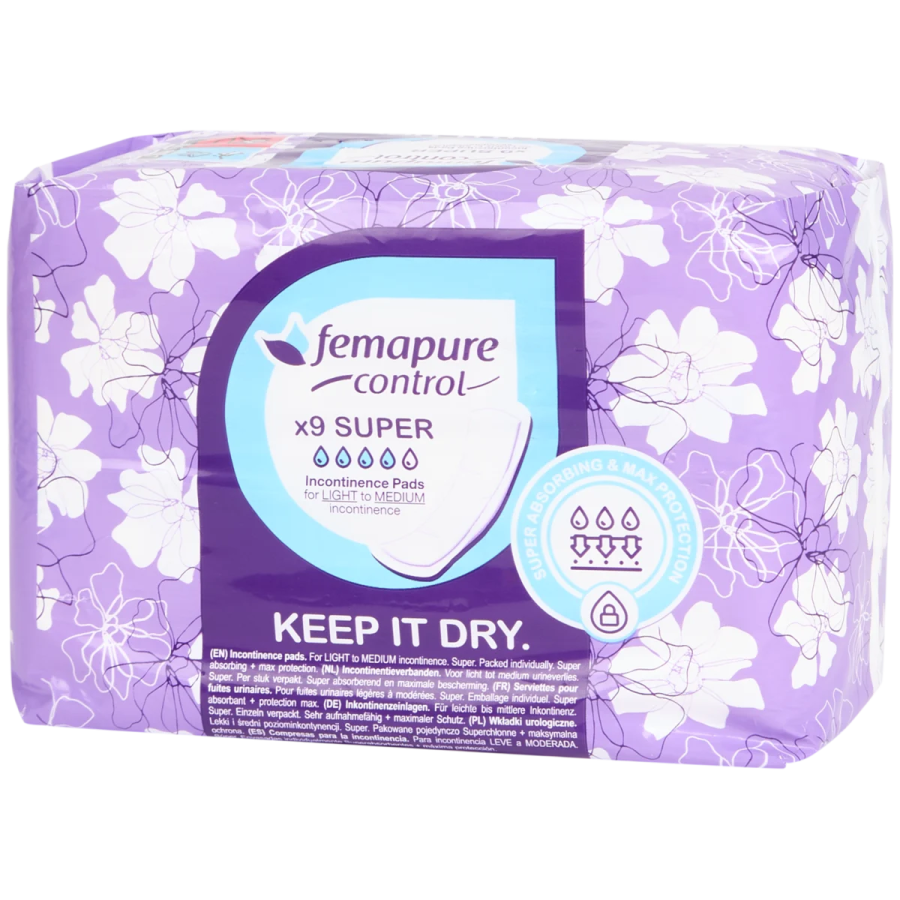 Absorbante pentru incontinență Femapure Super