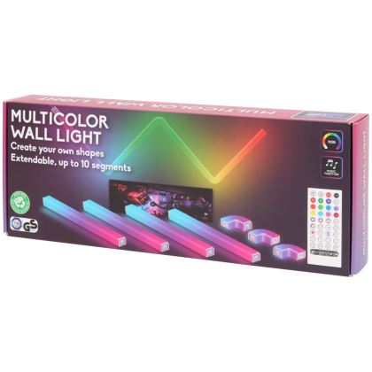 Lampă de perete multicoloră