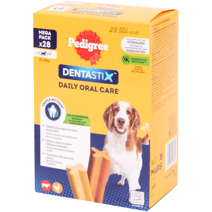 Gustări pentru câini Pedigree Dentastix