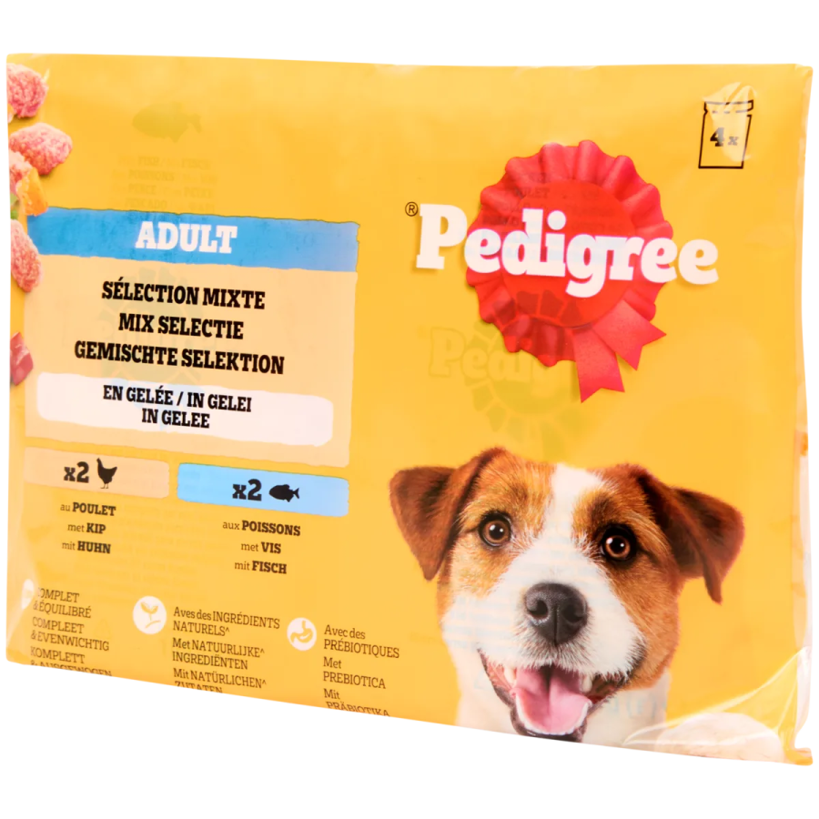 Hrană pentru câini Pedigree Pui și pește