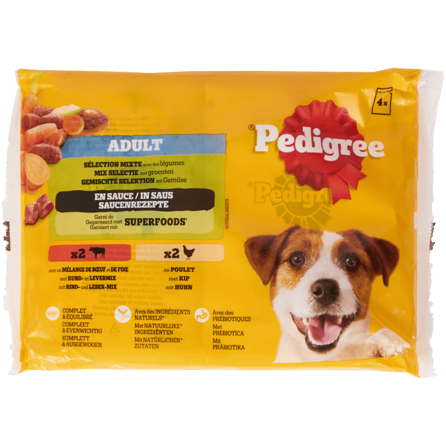 Hrană pentru câini Pedigree Pui și vită