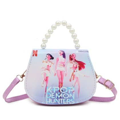 Geanta crossbody copii Demon Hunter Girls, portofel K-pop anime, multicolor, P-10