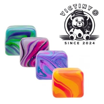 Jucarie interactiva VICTINY ® ICE CUB COSMIC, squishy, culoare random, antistres, anxietate, depresie si multe alte afectiuni de zi cu zi, ale copiilor cat si ale adultiilor