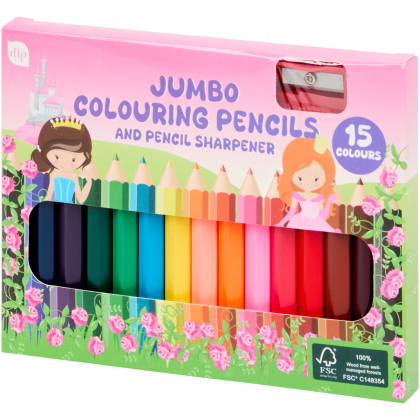 Creioane colorate jumbo