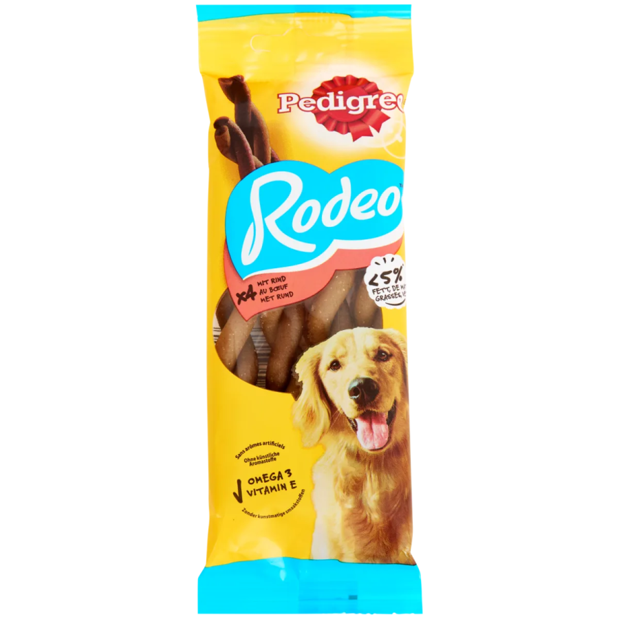 Gustări gumoase de mestecat Pedigree Rodeo
