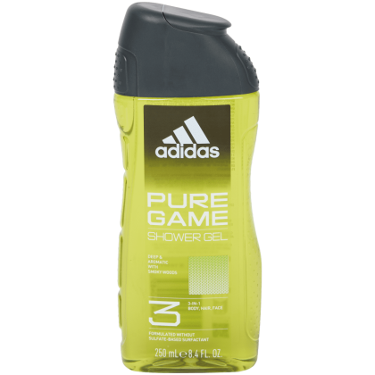 Gel de duș 3 în 1 Adidas Pure Game