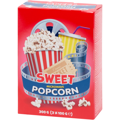 Popcorn dulce pentru cuptorul cu microunde