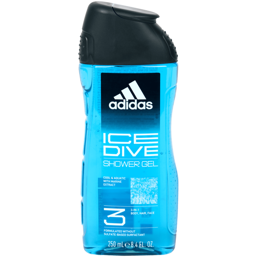 Gel de duș 3 în 1 Adidas Ice Dive