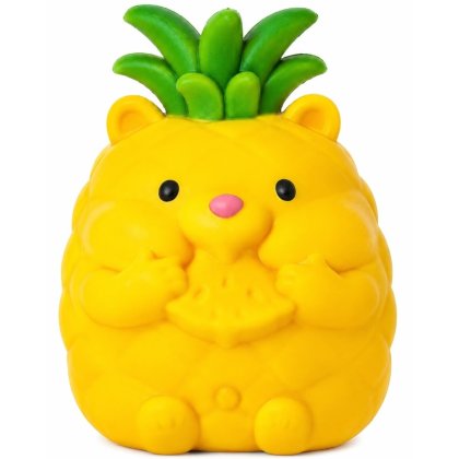 Jucarie Squishy Antistres TIP ANANAS ARICI 12 CM, GALBEN – Jucarie Senzoriala SILICON CU UMPLUTURA SPUMA Elastica pentru Copii si Adulti