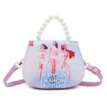Geanta pentru copii VICTINY® portofel K-pop Anime, alb albastrui 13 cm / 7 cm / 16, 5 cm