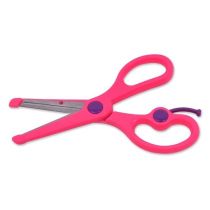 Foarfeca cu Siguranta Fucsia 13.5cm