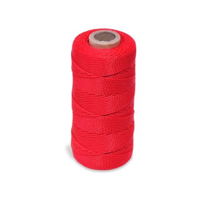 Ghem Rosu cu Fir din Plastic 100m