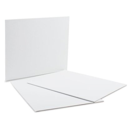 Carton pentru Pictura Alb cu Musama 24x30cm - 3buc