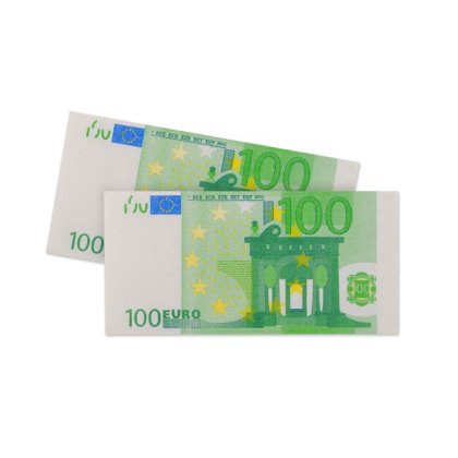 Servetele de Masa cu 3 Straturi cu Model 100EURO 33x33cm - 10buc