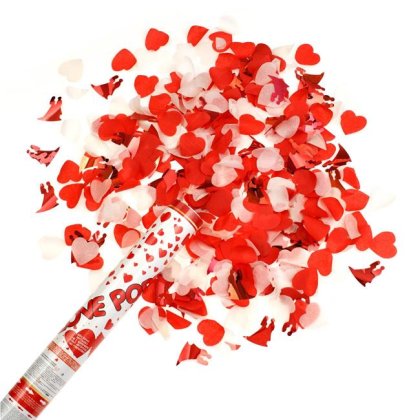 Tun cu Confetii Party Popper Inima 38cm