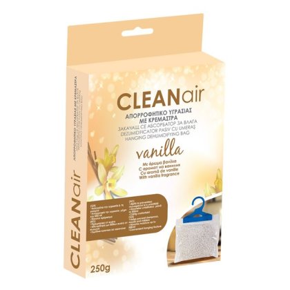 Saculet Dezumidificator Pasiv cu Umeras Aroma de Vanilie 250g