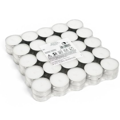 Lumanari tip Pastila Albe Ø3.5x1.5cm - 50buc