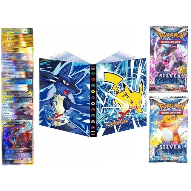 SET ALBUM PENTRU 432 CARDURI + 20 CARTI, POKEMON