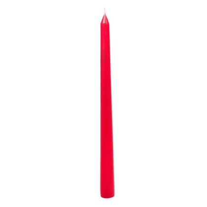 Lumanare Rosie pentru Sfesnic Ø2x25cm