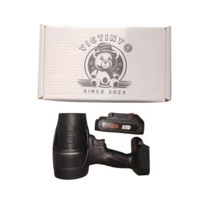 Suflanta Aer VICTINY ®, 1000 W, Baterie 48 V, Acumulator Inclus, Extrem de Puternica, Portabila, Utilizare Multipla, Negru